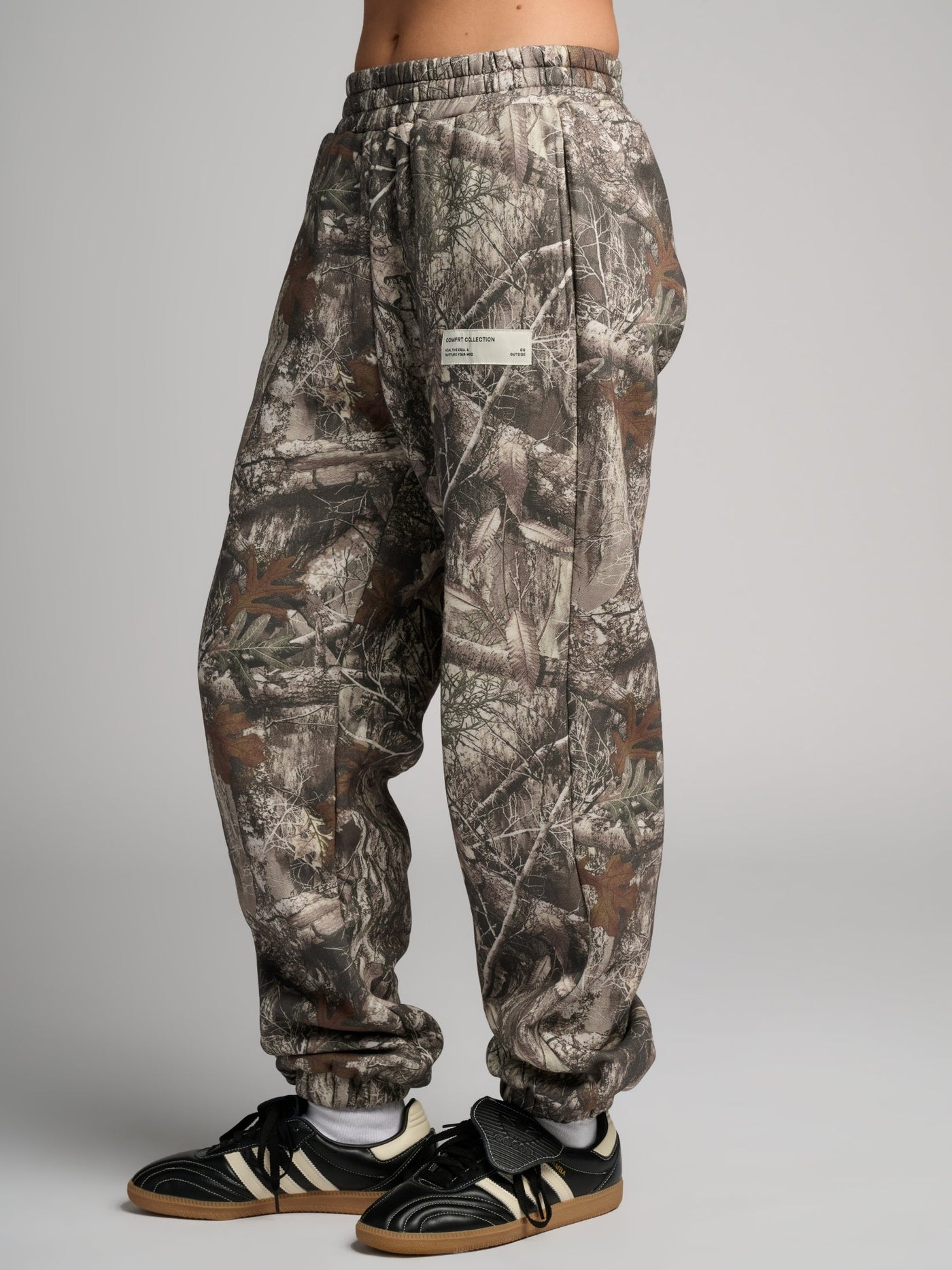 Pantalones de Chándal con Estampado Camuflaje