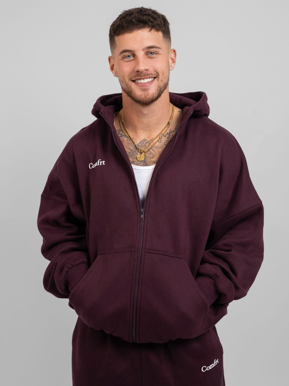 Sudadera con Capucha Nubes