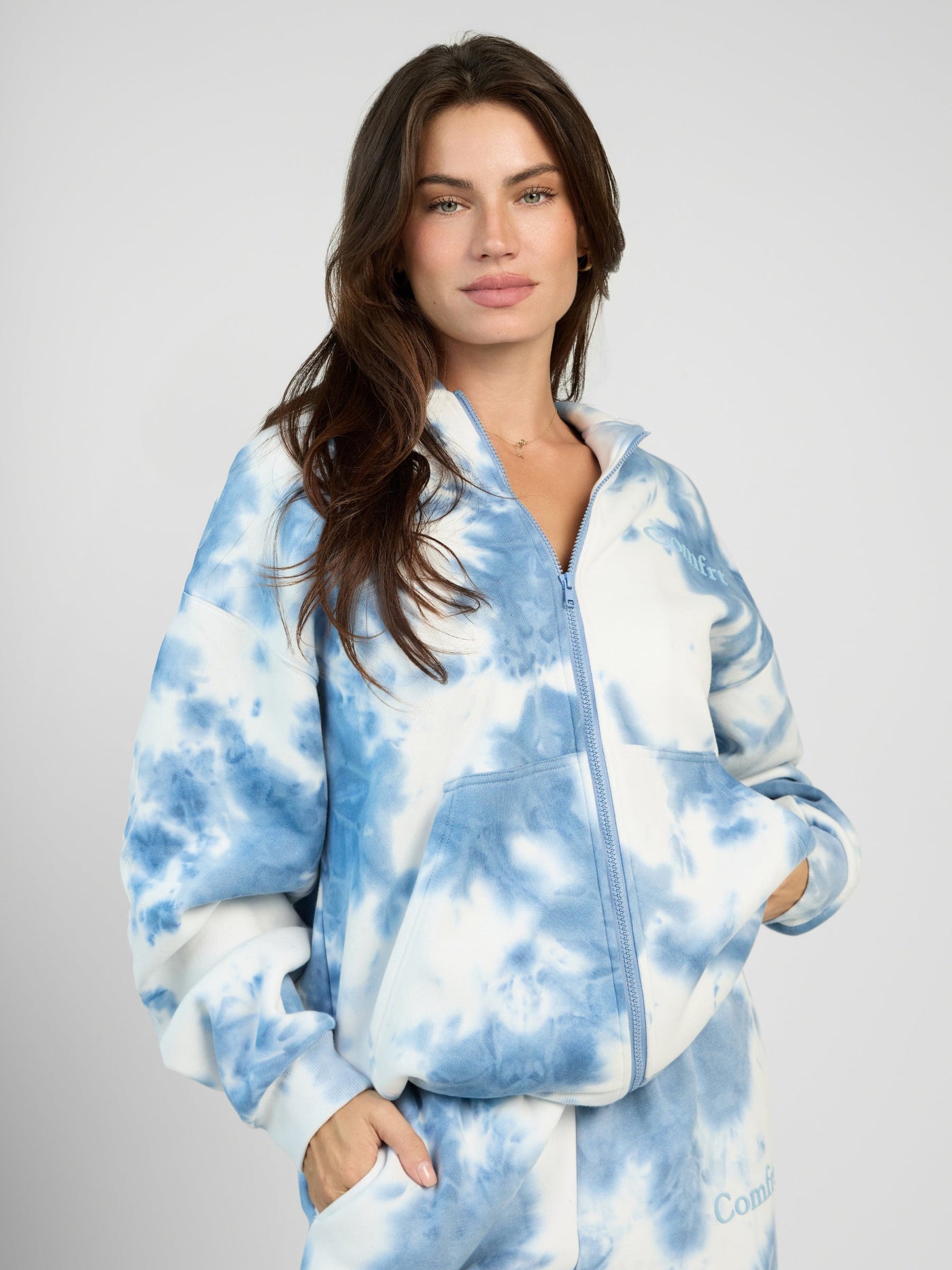 Sudadera Minimalista con Cierre de Cremallera