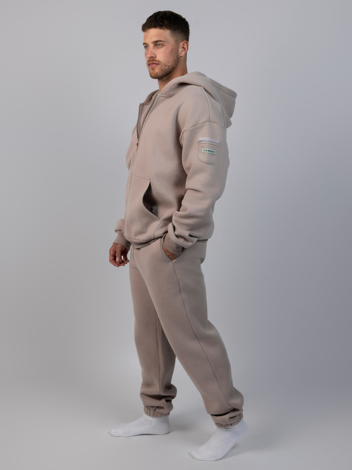 Sudadera con Cremallera Esencial para Viajes