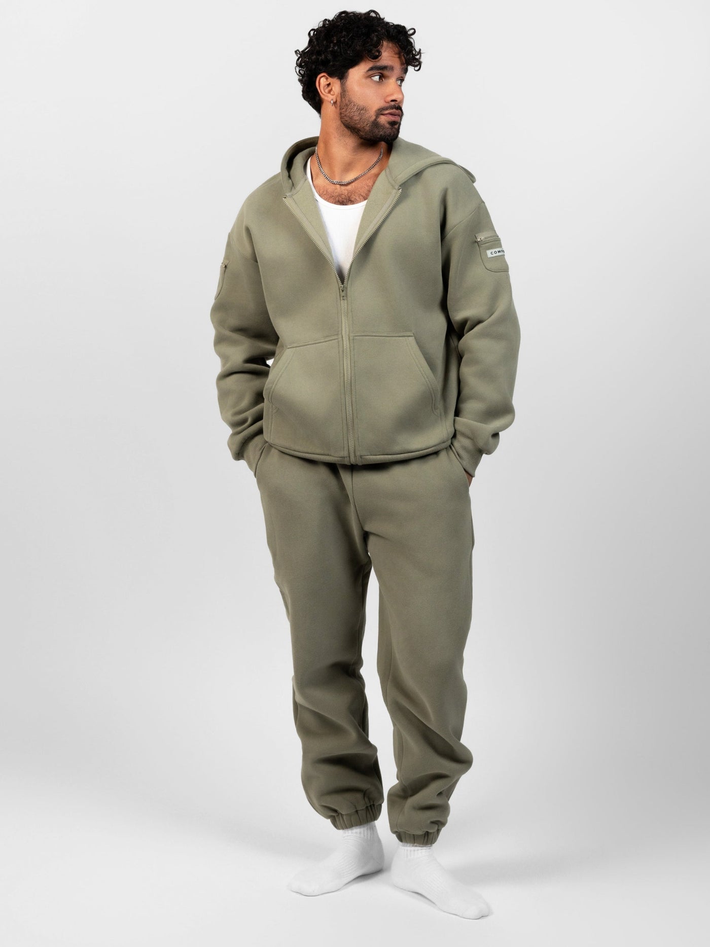 Sudadera con Cremallera Esencial para Viajes