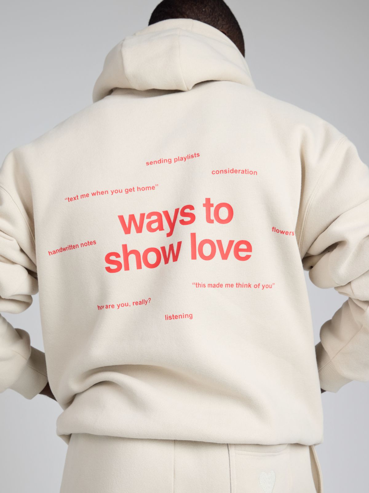 Sudadera con Mensaje de Amor