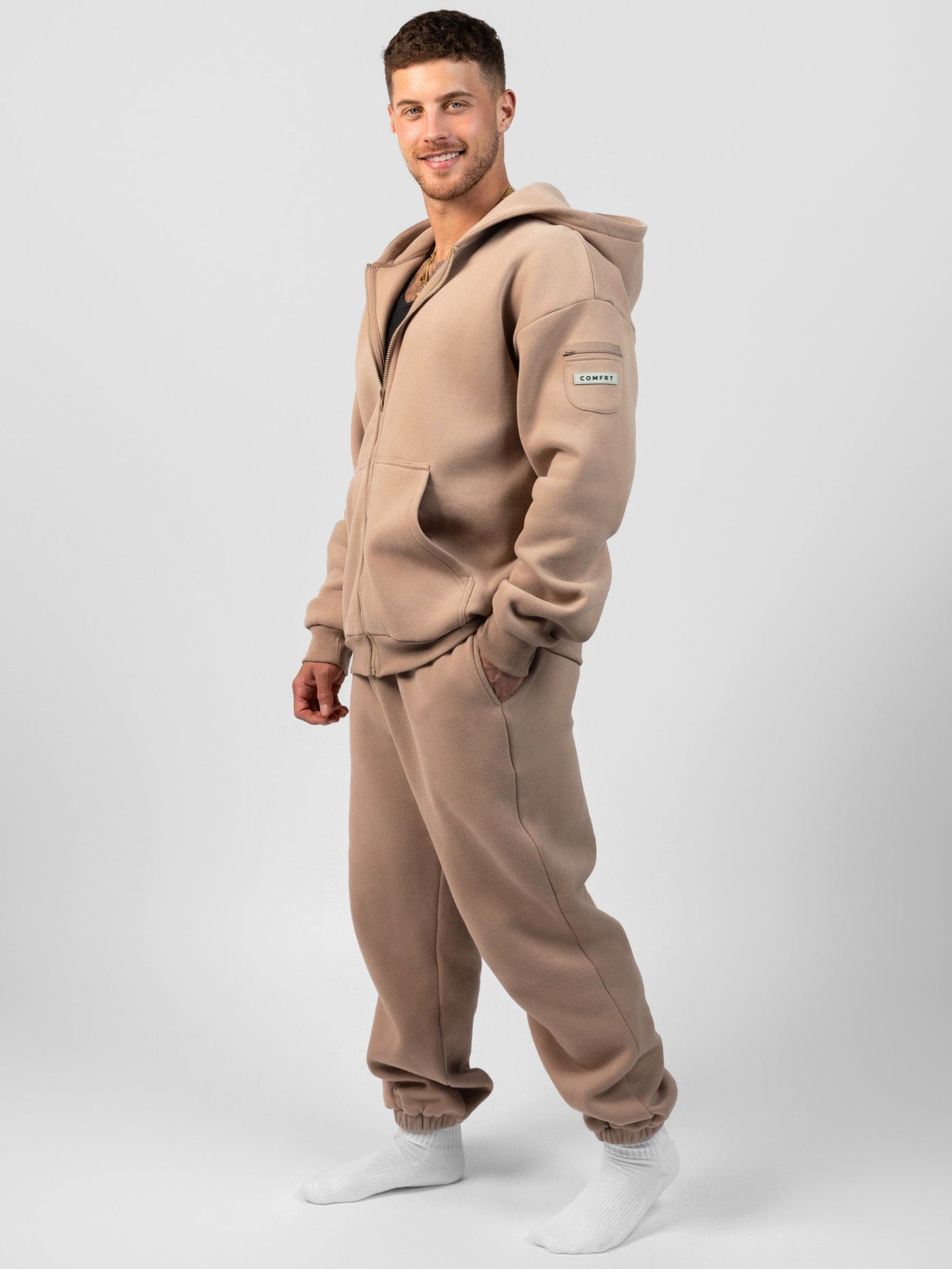 Sudadera con Cremallera Esencial para Viajes