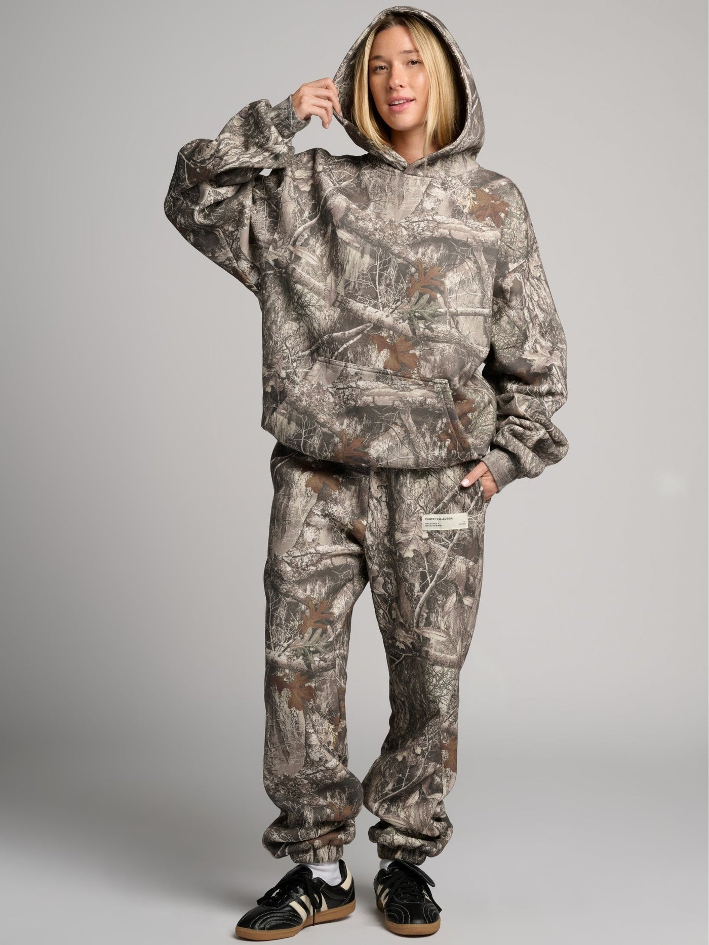 Pantalones de Chándal con Estampado Camuflaje