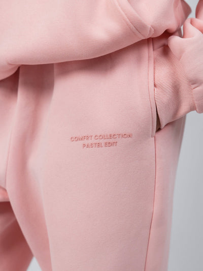 Pantalones de chándal rectos en colores pastel