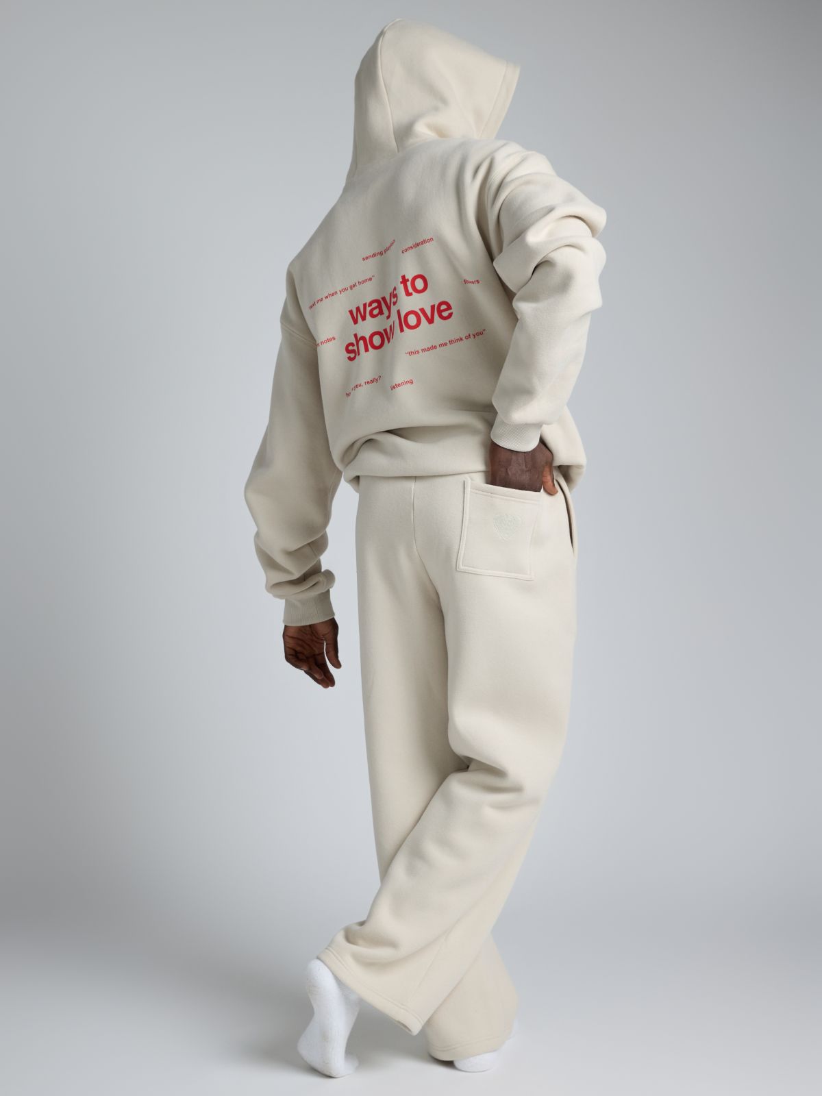 Love Pantalones de Chándal Rectos