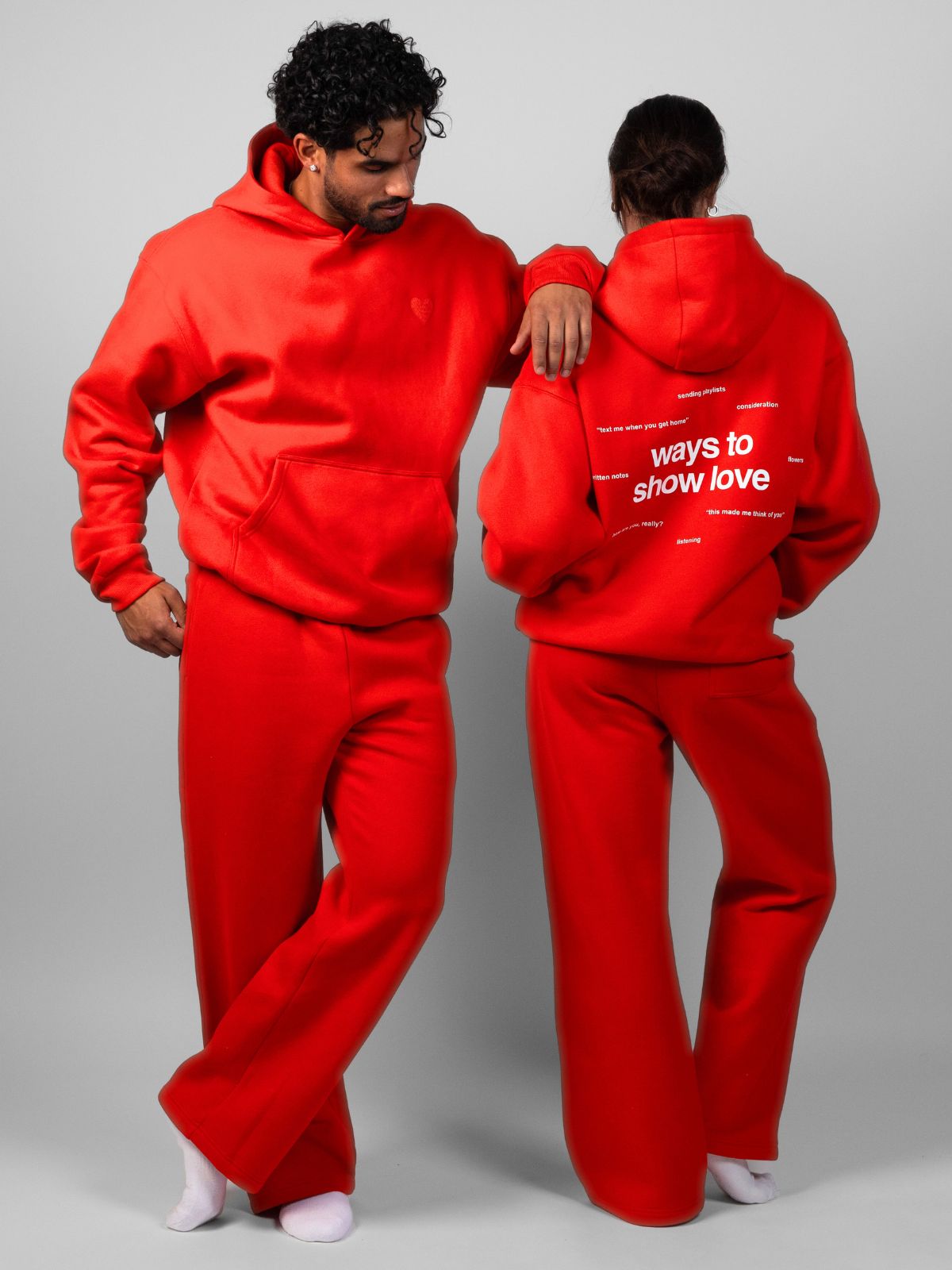 Love Pantalones de Chándal Rectos