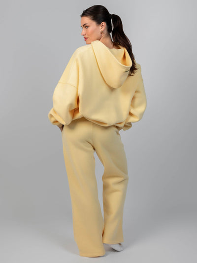 Sudadera con Capucha de Cremallera en Color Pastel