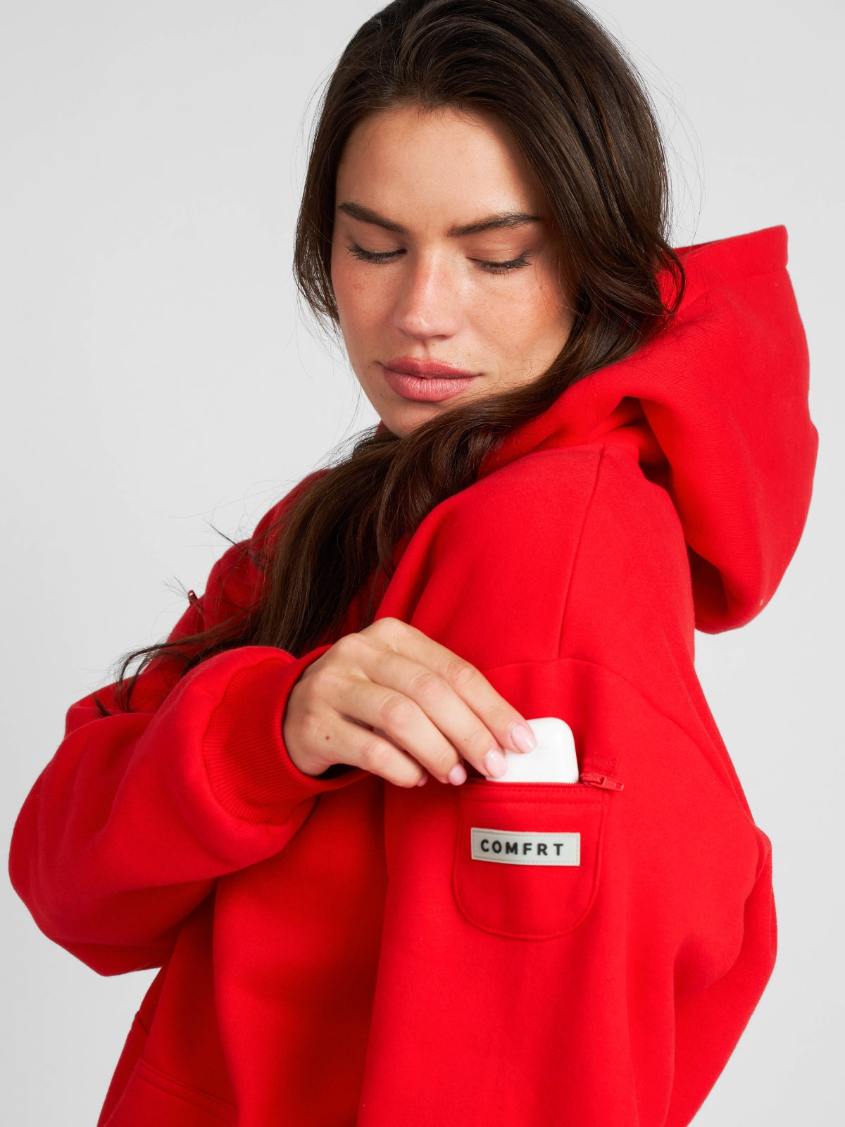 Sudadera con Cremallera Esencial para Viajes