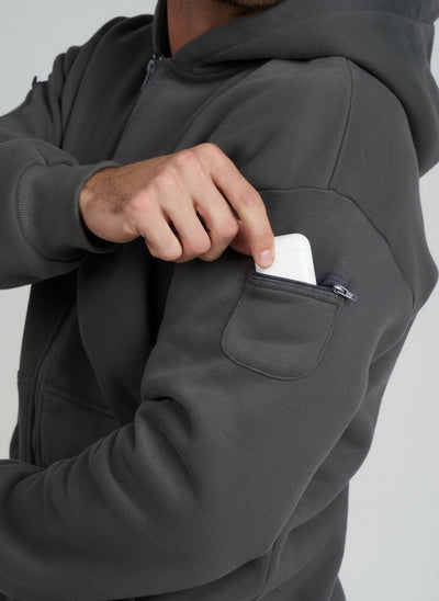 Sudadera con Cremallera Esencial para Viajes