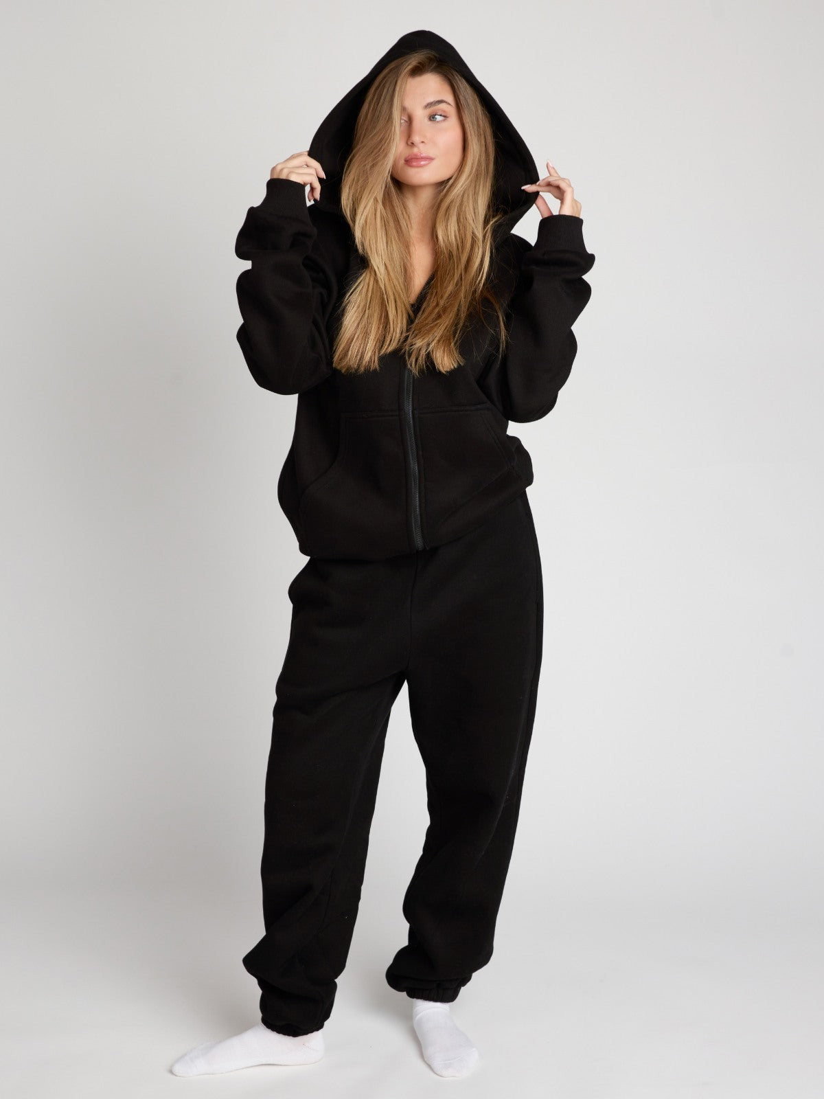 Sudadera con Cremallera Esencial para Viajes