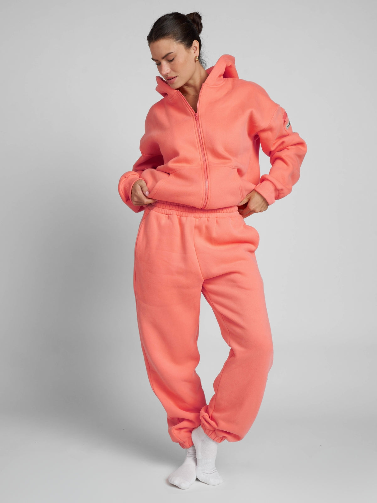 Sudadera con Cremallera Esencial para Viajes