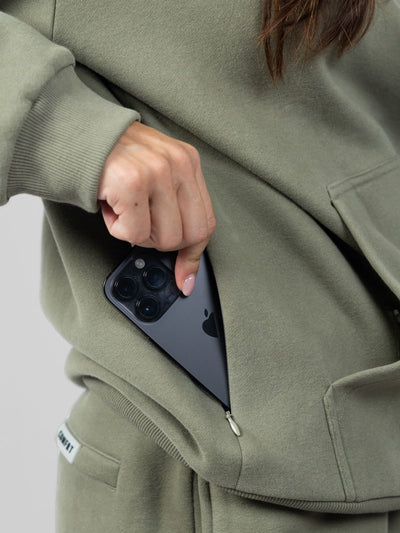 Sudadera con Cremallera Esencial para Viajes