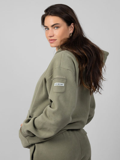 Sudadera con Cremallera Esencial para Viajes