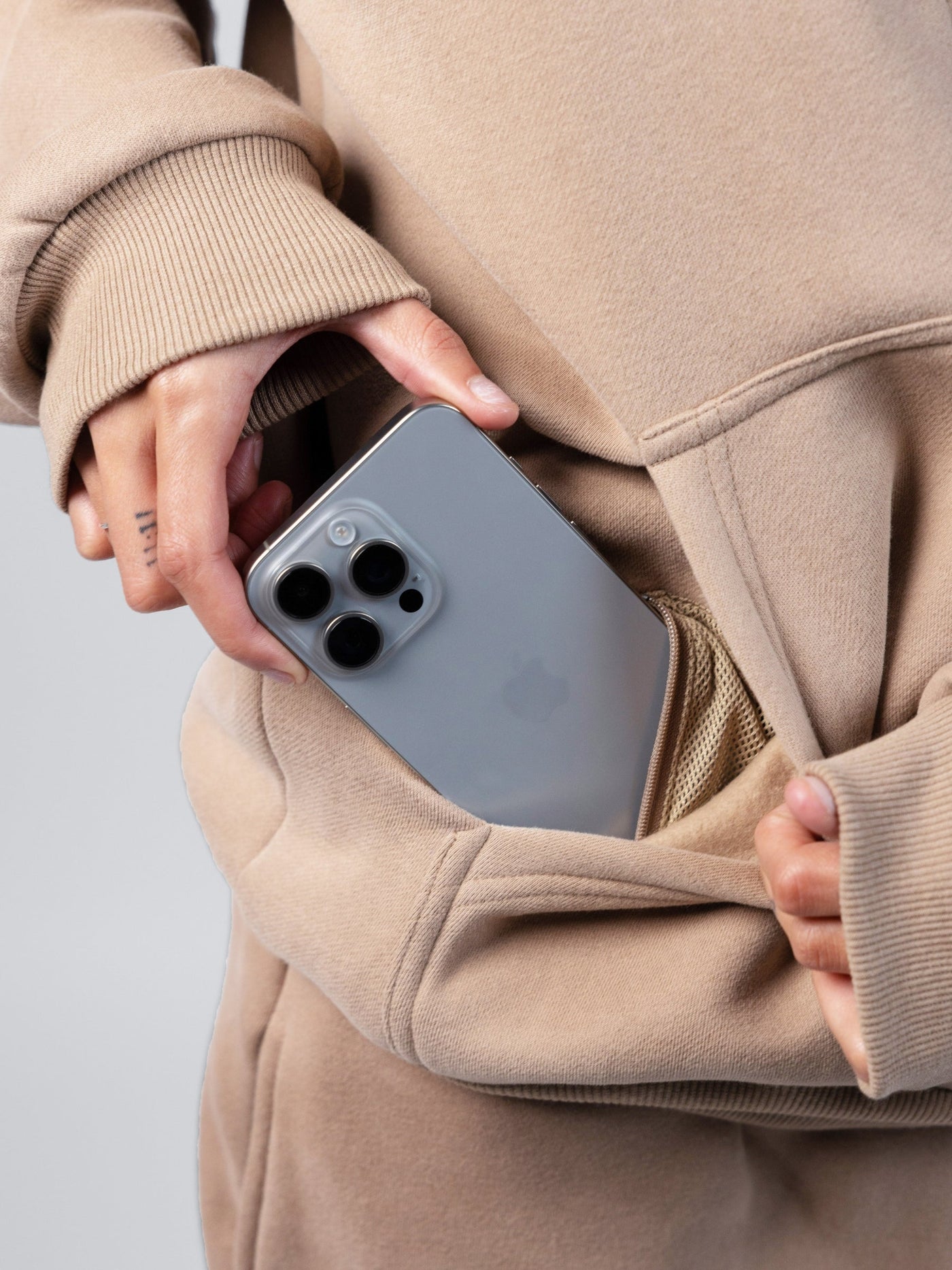 Sudadera con Cremallera Esencial para Viajes