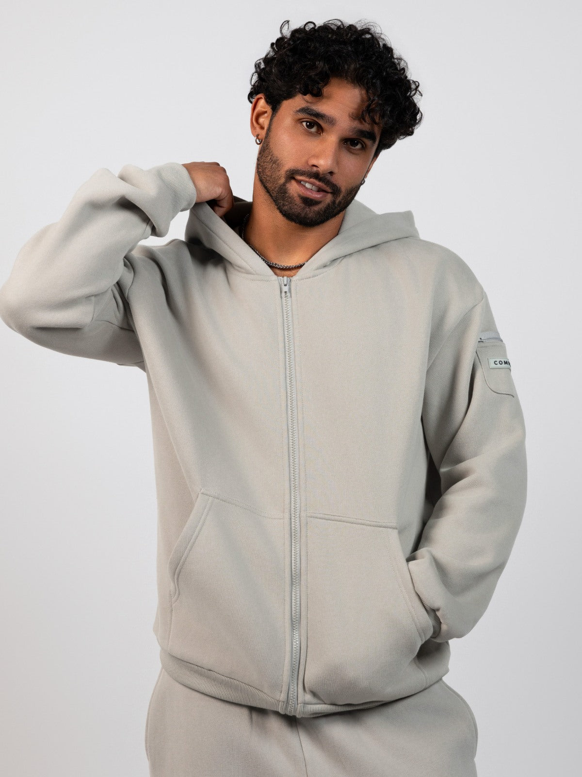 Sudadera con Cremallera Esencial para Viajes