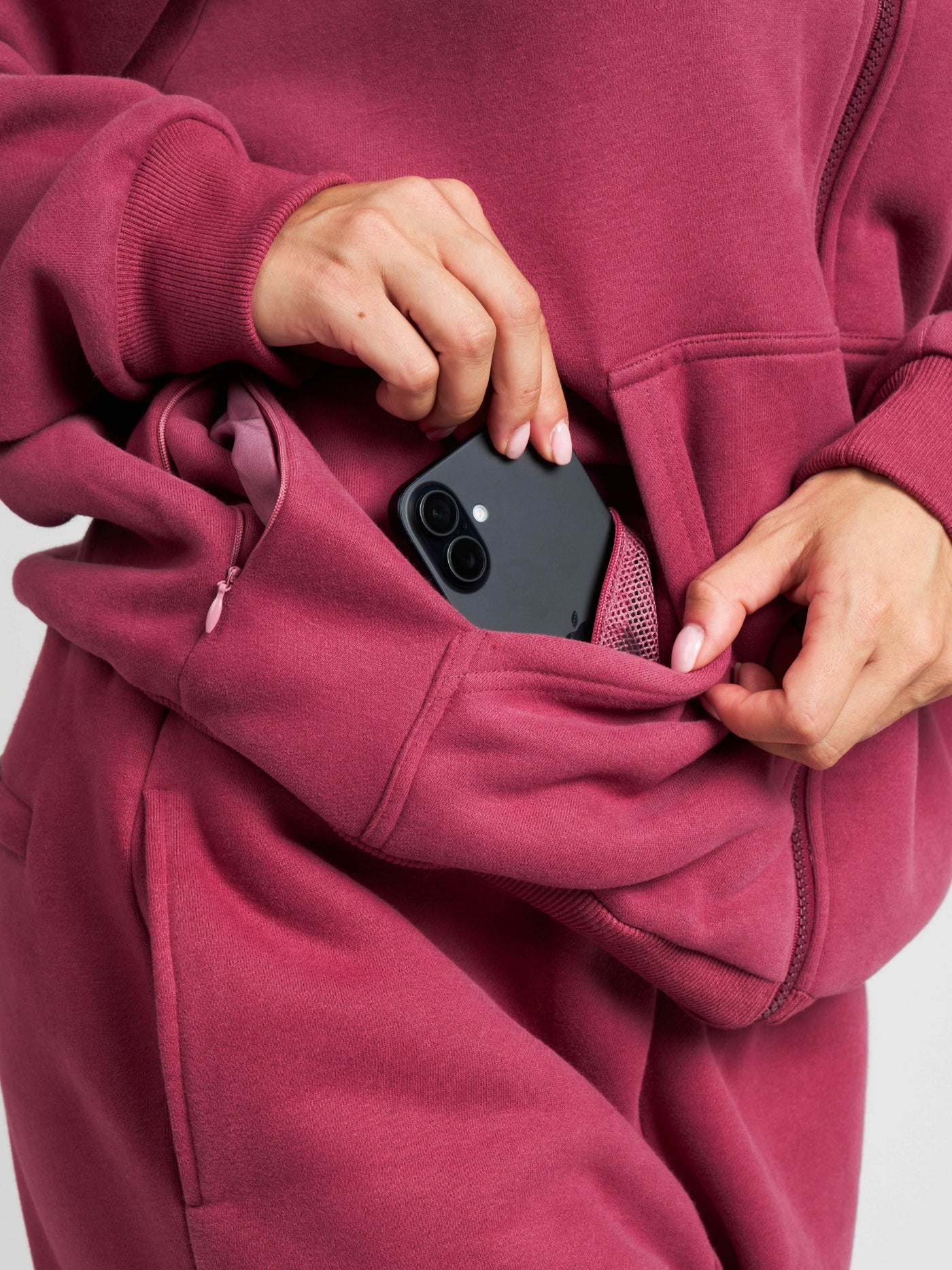 Sudadera con Cremallera Esencial para Viajes