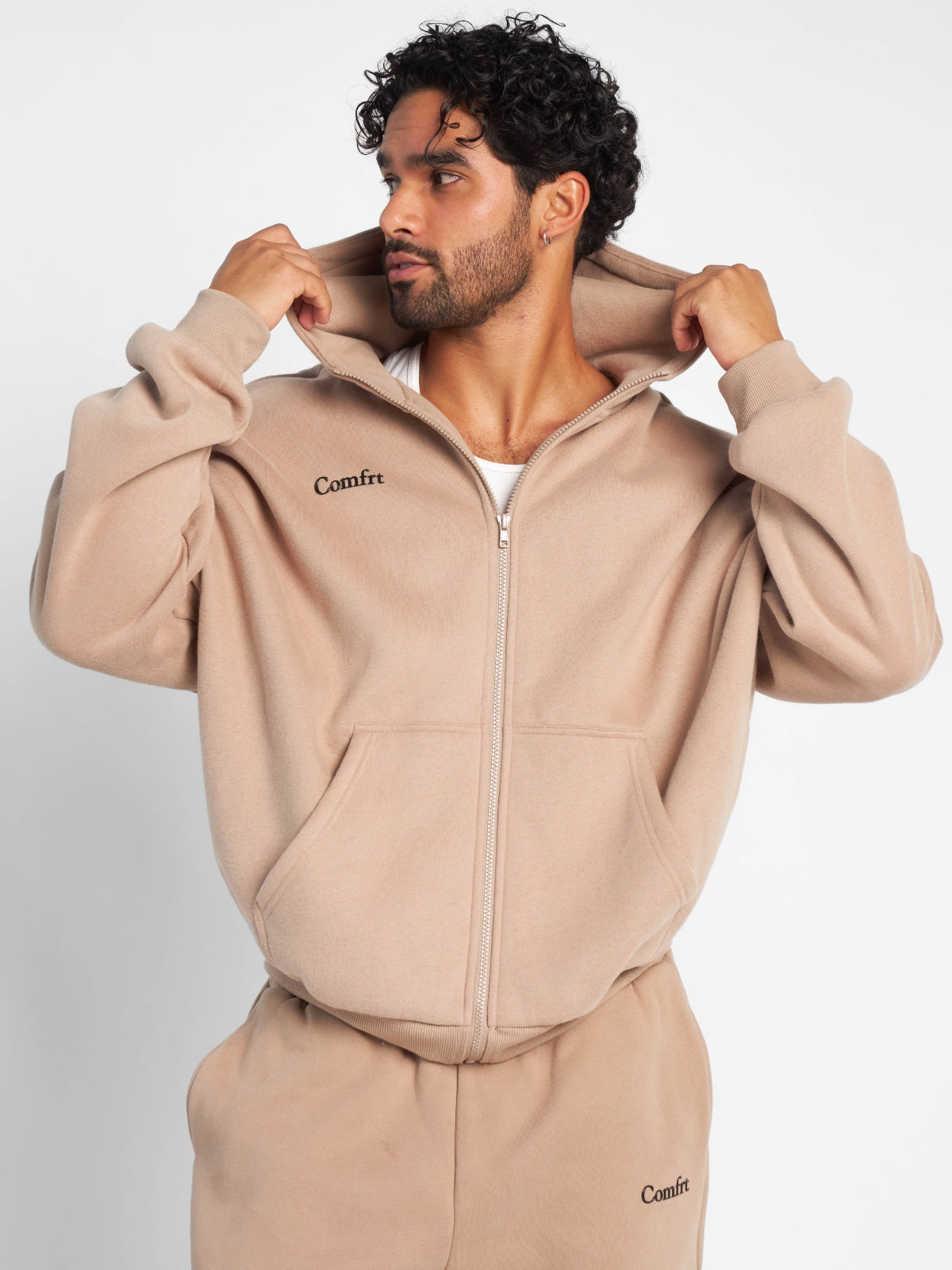 Sudadera con Capucha Nubes