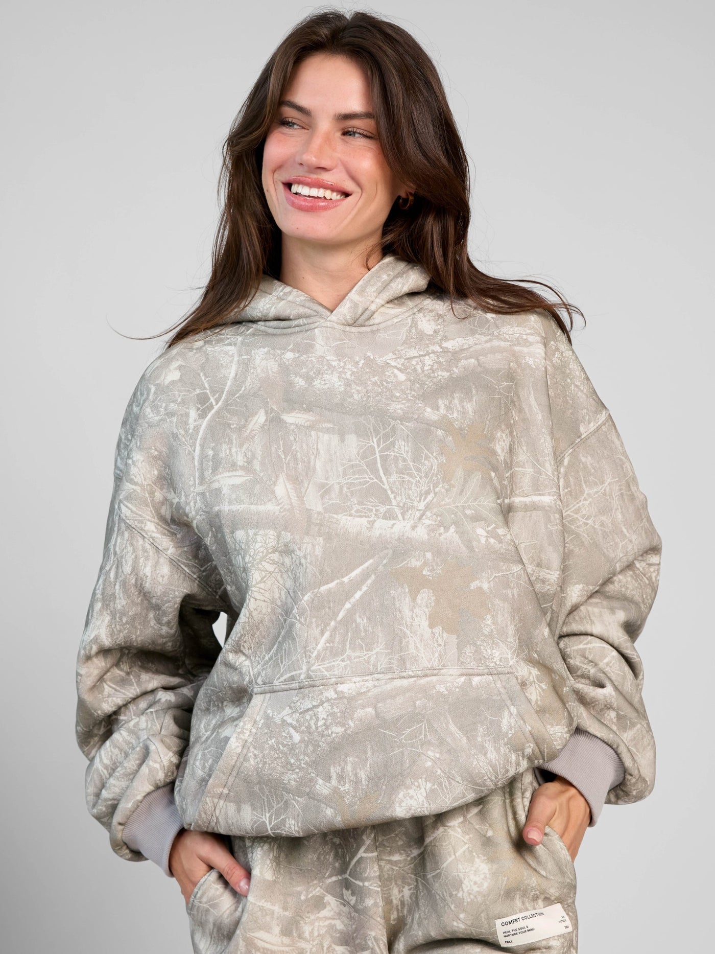 Sudadera con estampado Camuflaje