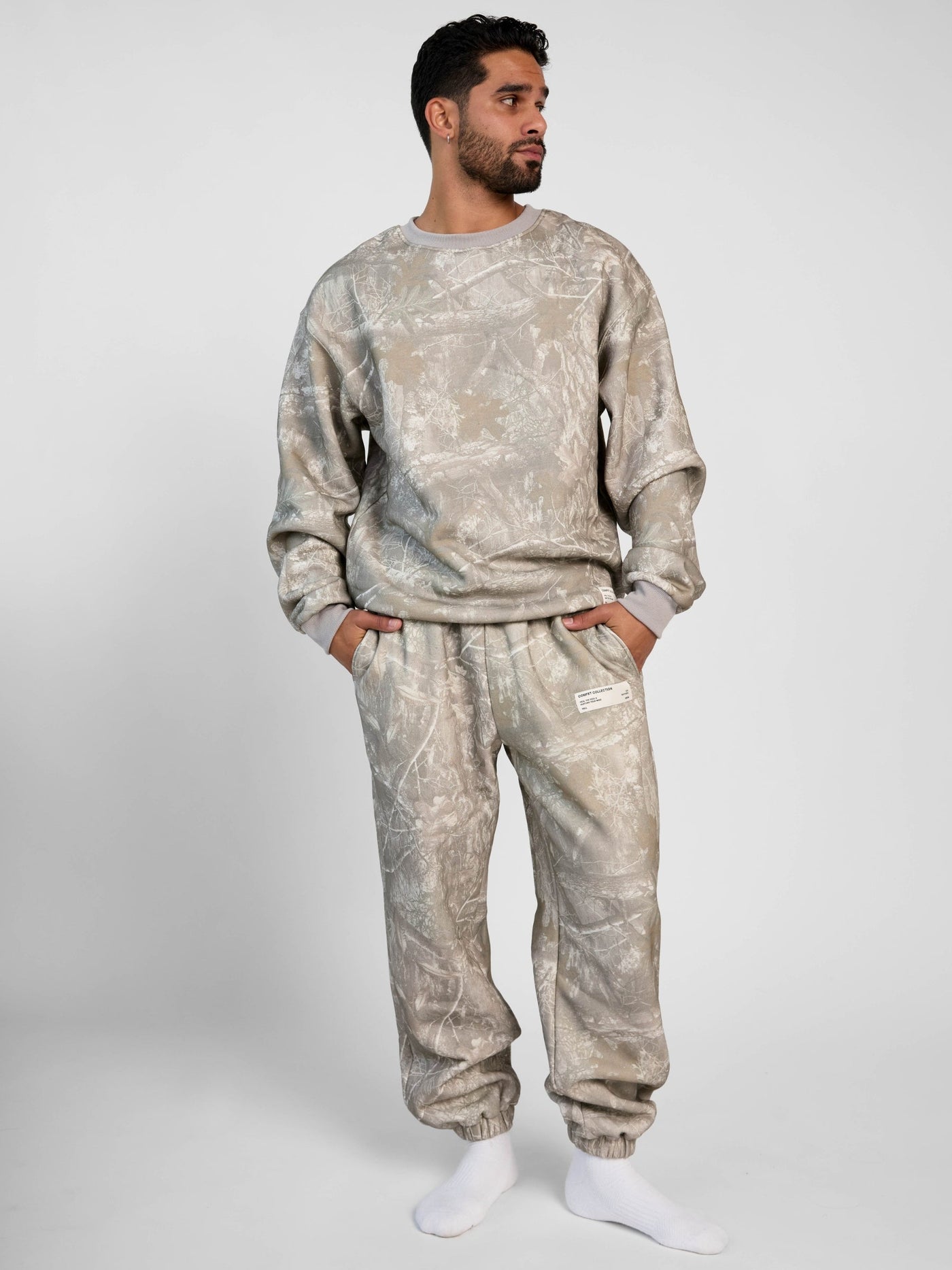 Pantalones de Chándal con Estampado Camuflaje