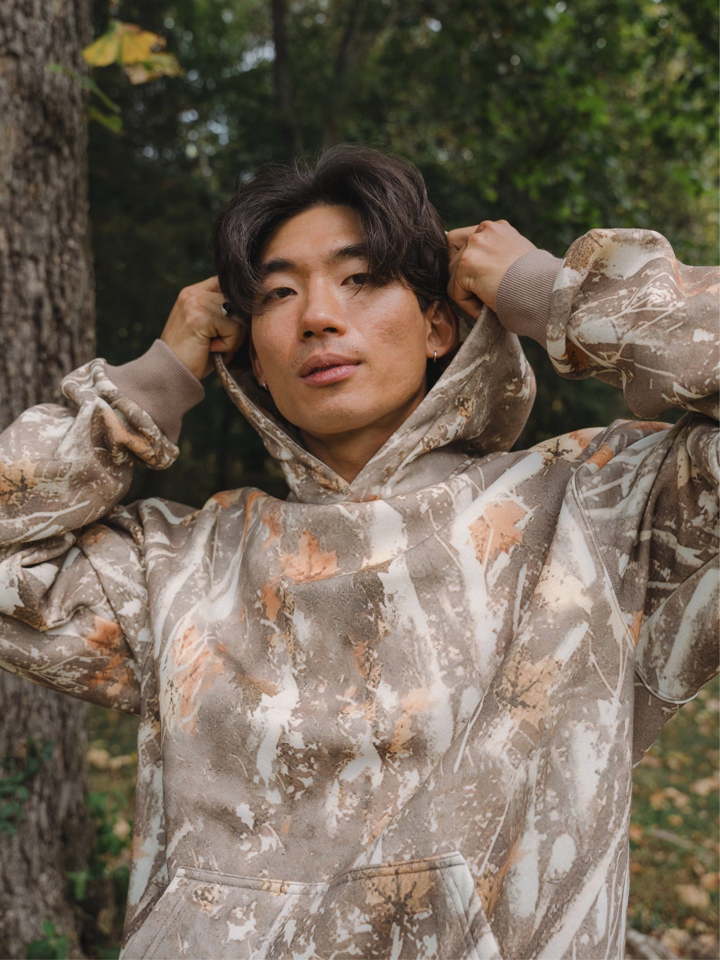 Sudadera con estampado Camuflaje