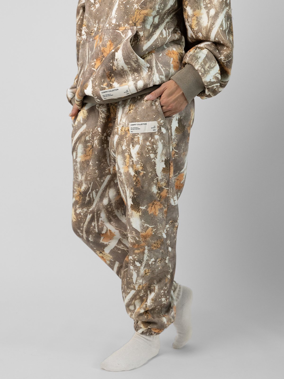 Pantalones de Chándal con Estampado Camuflaje