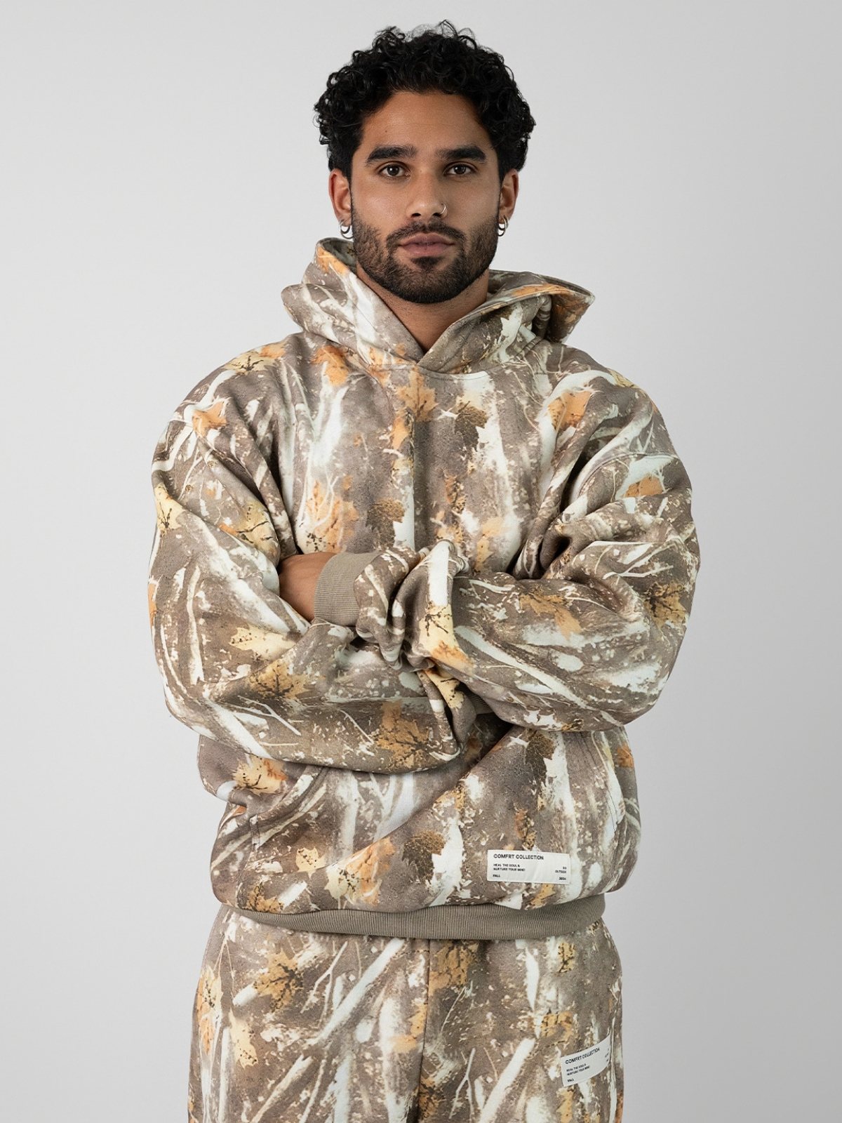 Sudadera con estampado Camuflaje