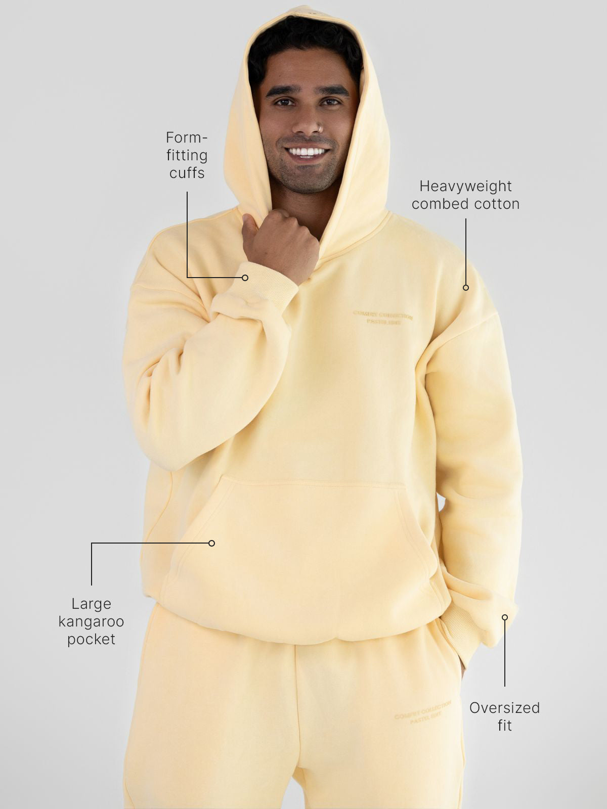 Sudadera en Tonos Pastel