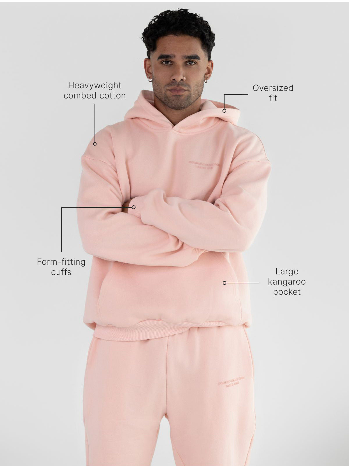 Sudadera en Tonos Pastel